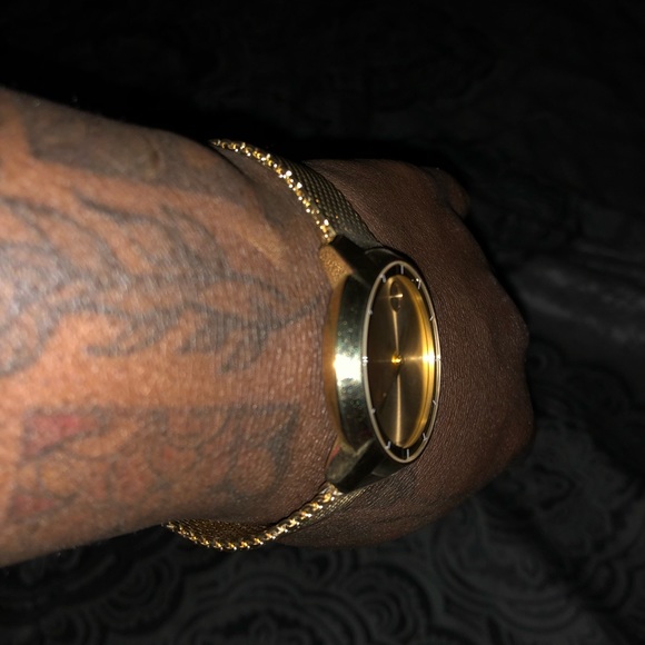 Movado Bold mesh yellow-gold Watch - Picture 8 of 8